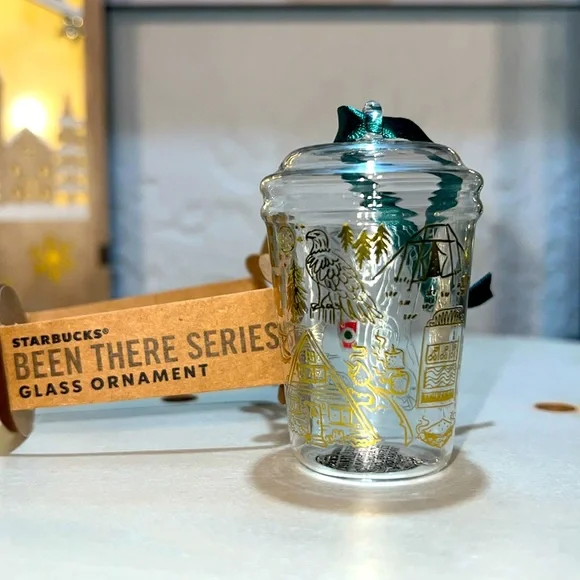 ❣️🆕Starbucks Glass Ornament Lake Tahoe🚤💦 - Picture 3 of 5